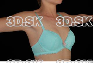 Breast blue bra of Glenda 0008